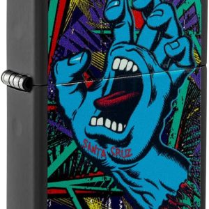 Zippo Santa Cruz Mano Illuminato Nero Unisex