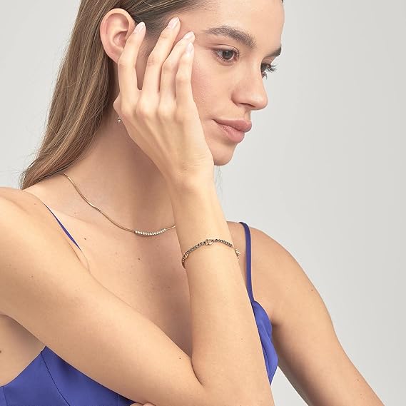 Brosway Bracciale Tennis Acciaio Simbolo lucchetto Collezione Desideri oro nero BEI079 - immagine 7