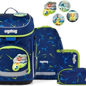 Ergobag CUBO SET zaino sacca portapenne Ergonomico Eco Resistente Runbear