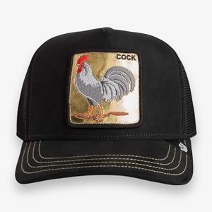 Goorin Bros. Cappello Trucker Edizione Golden Cock Misto Poliestere Nero Unisex
