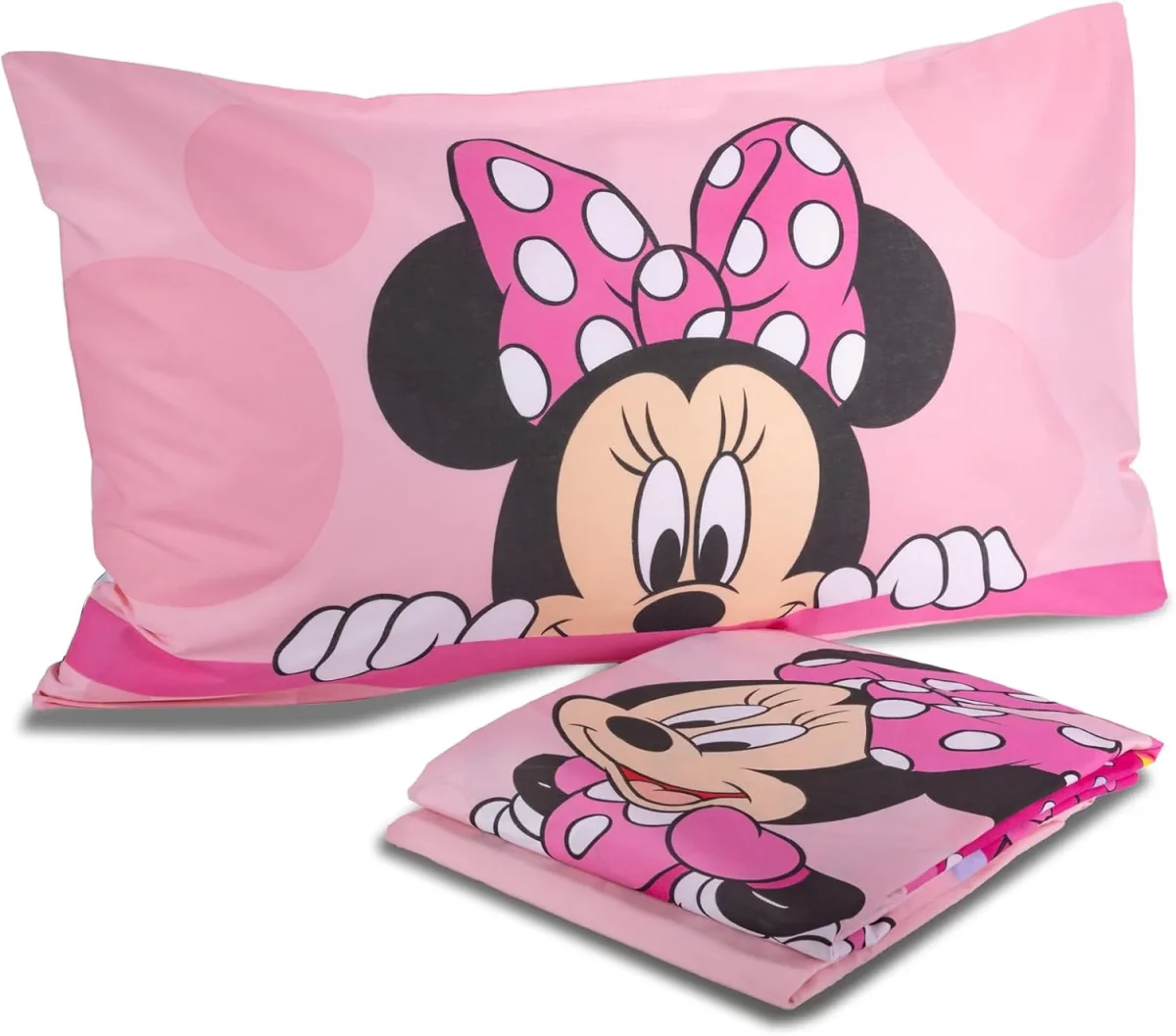 DISNEY Minnie Completo Letto lenzuola Singolo in Cotone lenzuola federe PRODOTTO UFFICIALE - immagine 3