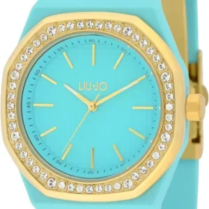 Liu Jo orologio Yacht Lady Acquamarine silicone acciaio azzurro cristalli TLJ2382
