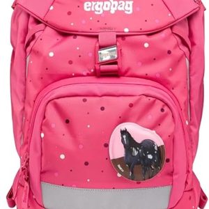 Ergobag Ergonomico Personalizzabile Eco Resistente ad Acqua e Sporco Rosa horse