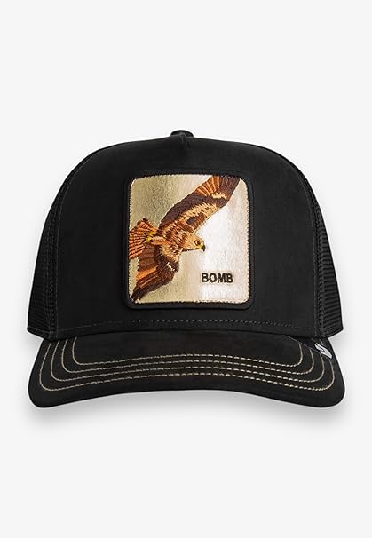 Goorin Bros. Cappello Trucker Edizione Golden Bomb Misto Poliestere Nero Unisex