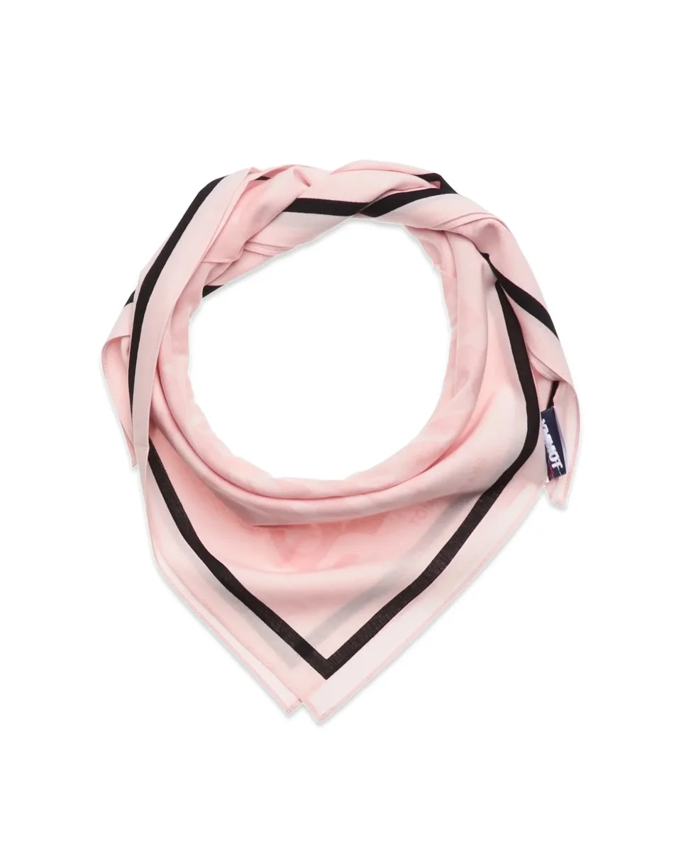 Tommy Jeans Bandana TJW Logomania Cotone Rosa - immagine 3