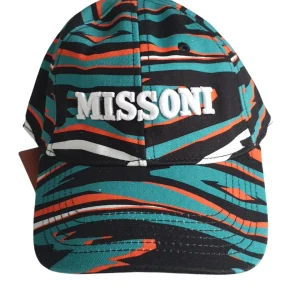 Missoni Cap Baseball Cotone Verde
