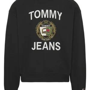 Tommy Jeans Logo Cotone Nero