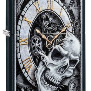 Zippo Teschio Orologio Nero uomo donna 29854