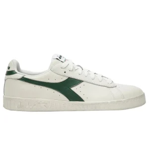 Diadora Sneakers Game L Low Waxed Pelle Bianco/Verde Fogliame