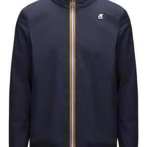 K-way Arsene Bonded Giubbotto Parka Impermeabile Blu Uomo