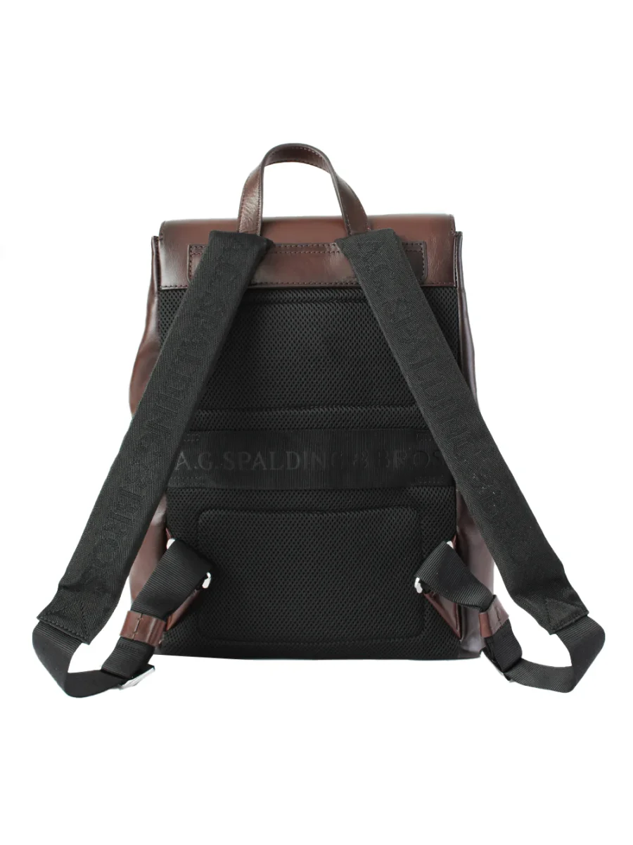Spalding & Bros A.g. Square Backpack Marrone Uomo - immagine 4