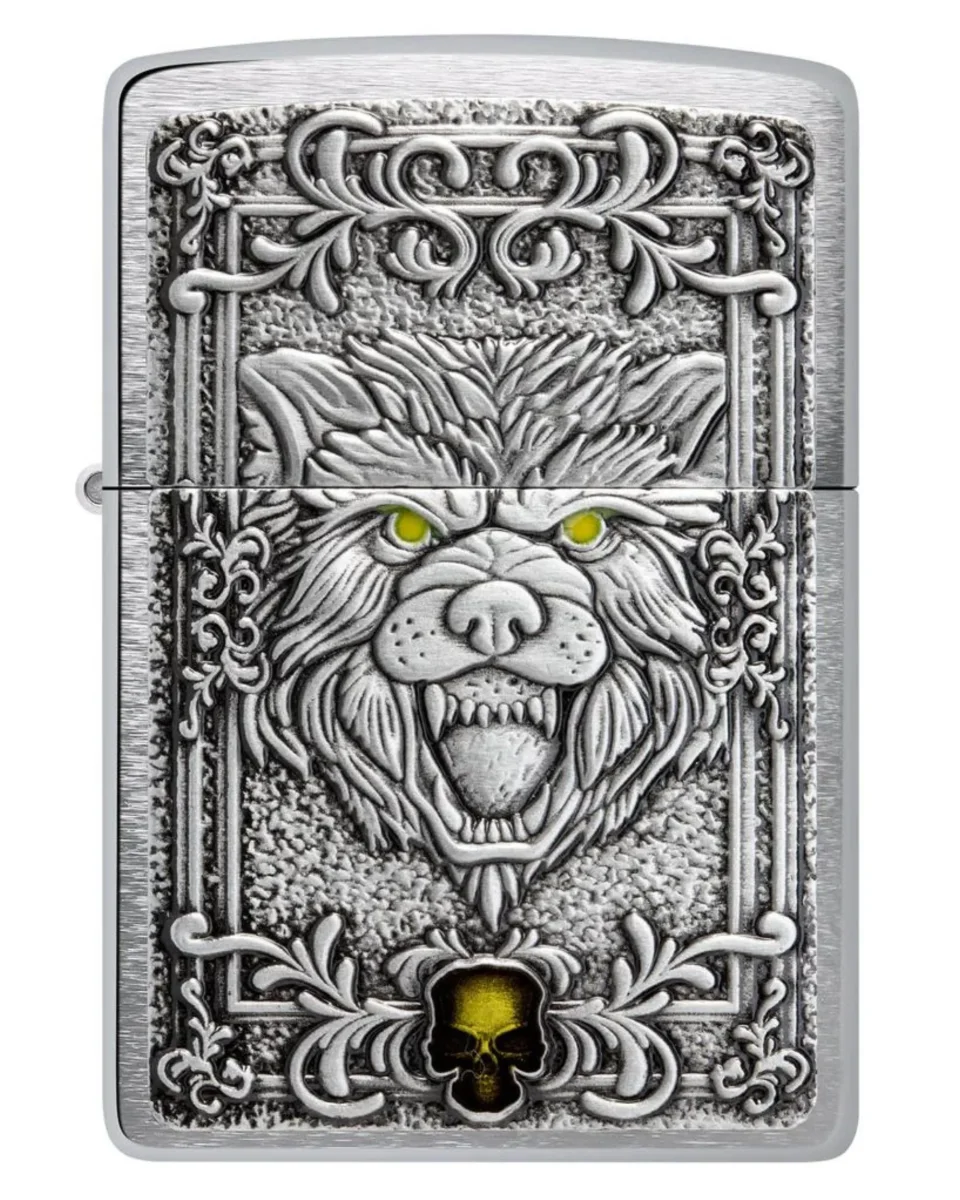Zippo Antivento leone Ricaricabile Multicolore 48690