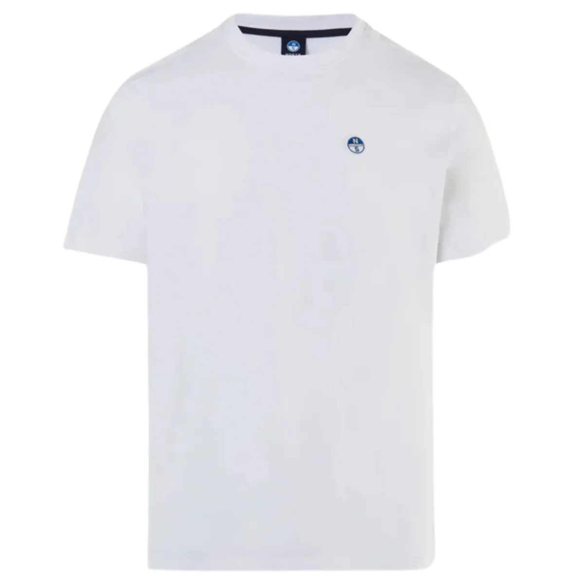 North Sails T-shirt maglia maglietta logo bollo bianco 692970 0101