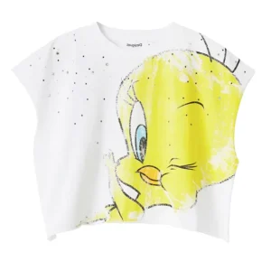 Desigual T-shirt Titti Bianco Donna