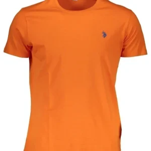 U.s. Polo Assn. Maglietta T-Shirt Mick 49351 Arancione Uomo