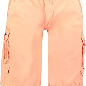 Geographical Norway Pantalone Corto Rosa Uomo