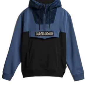 Napapijri Giacca Teddy Orsetto Course Cotone Blu