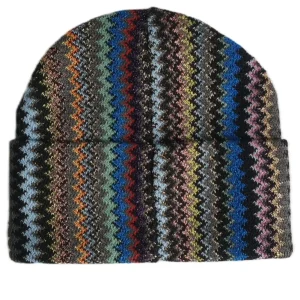 Missoni Cuffia Fantasia Geometrica Misto Lana Multicolore