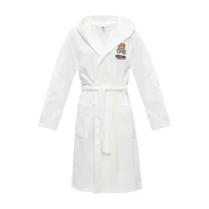 Moschino Underbear Underwear Cotone Bianco con orsetto