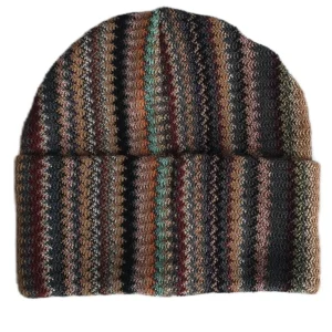 Missoni Cuffia Fantasia Geometrica Misto Lana Multicolore
