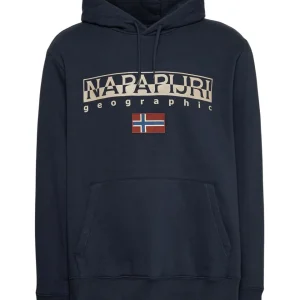 Napapijri Maglia Manica Lunga B-Ayas Cotone Blu