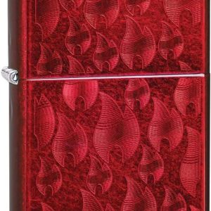 Zippo Antivento Ricaricabile Made In Usa Rosso 29824 21063 ICED ZIPPO FLAME DESIGN