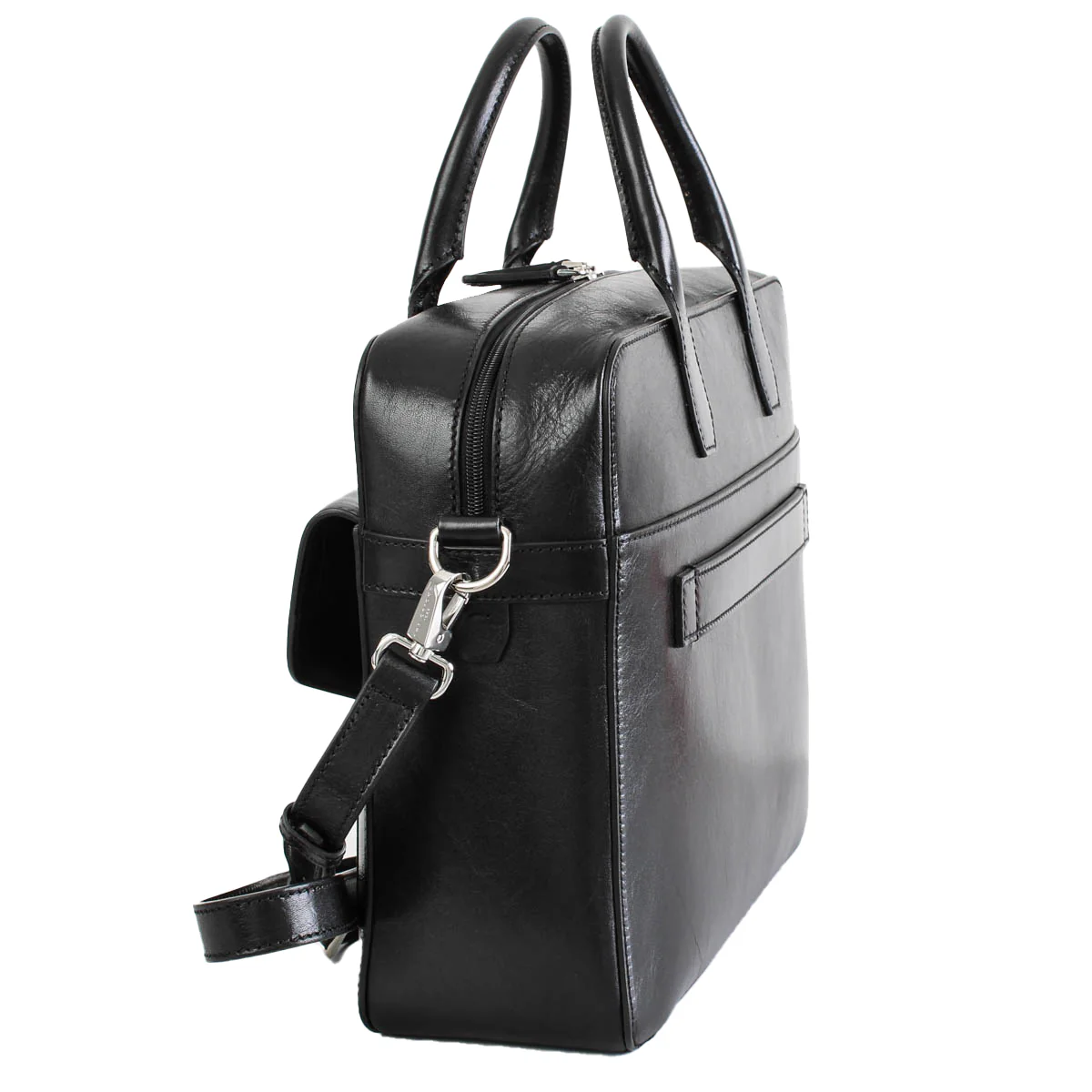 The Bridge Cartella Ventiquattrore in Pelle Nero Uomo - immagine 5