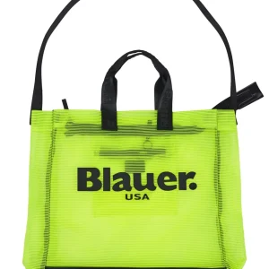 Blauer Shopping Bag Mesh Giallo Donna