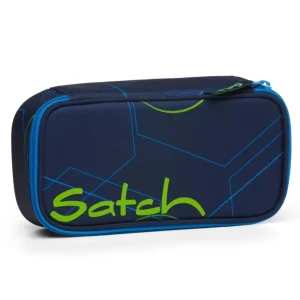 Satch Astuccio Portapenne 22x6x11 Cm Poliestere Riciclato Blue Tech