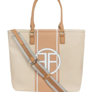 Fracomina Tote Bag Con Dettaglio Colorato Marrone Donna