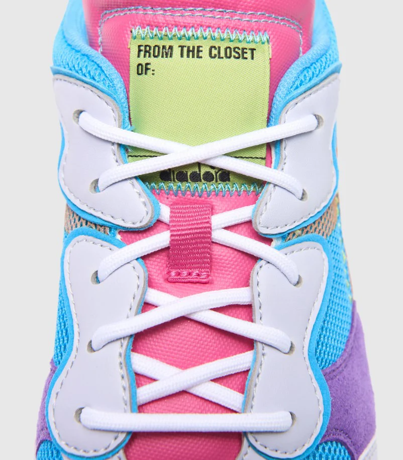 Diadora Sneakers Jolly Mesh WN Pelle Azzurro - immagine 5