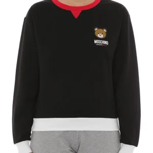 Moschino Underbear Teddy Bear Logo Cotone Nero