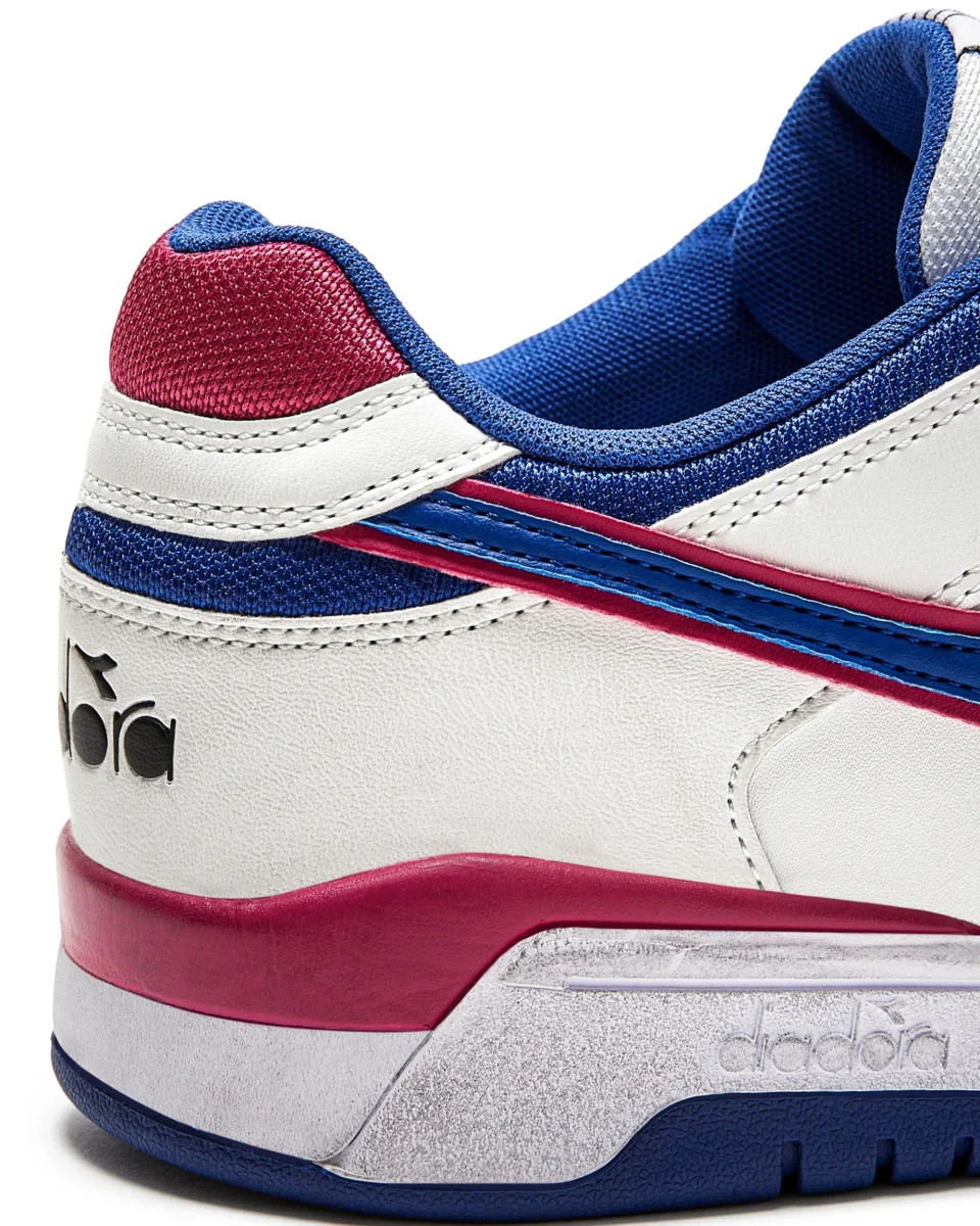 Diadora Sneakers B.56 Pelle Bianca Effetto Usato - immagine 6