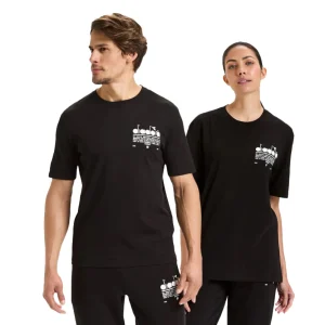 Diadora T-Shirt 502178208 Cotone Nero