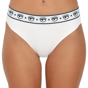 Chiara Ferragni 2 Slip Da Con Elastico Logato Bianco Donna