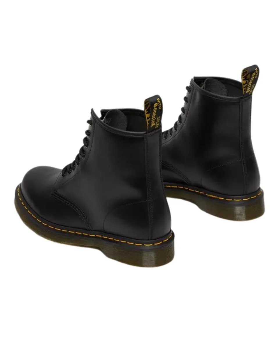 Dr. Martens Stivaletti 1460 Black Smooth in Pelle Nero Unisex - immagine 7
