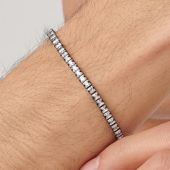Brosway Bracciale Uomo Tennis Acciaio Cubic Zirconia | Collezione Avantgarde - BVD27 - immagine 3