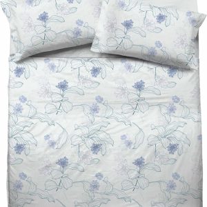 Jolly Set Completo Letto lenzuola matrimoniale Cotone federe PAMELA INDACO