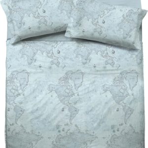 Jolly Set Completo Letto lenzuola matrimoniale Cotone federe FLAVIA AVIO
