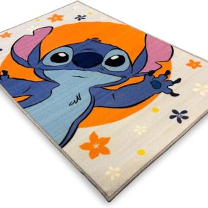 STITCH DISNEY Tappeto con Antiscivolo x cameretta 80x120 cm