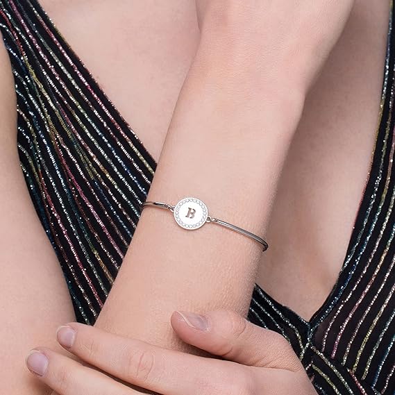 Brosway Bracciale Donna in Acciaio e Cristalli Lettera B | Collezione Chakra - BHK125 - immagine 3