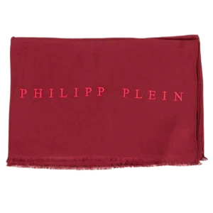 Philipp Plein Sciarpa Viscosa Viola Made in Italy