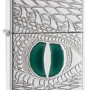 Zippo accendino USA SPECIAL Armor Occhio alligatore Argento 28807