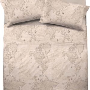 Jolly Set Completo Letto lenzuola matrimoniale Cotone federe FLAVIA TORTORA