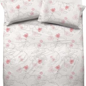 Jolly Set Completo Letto lenzuola matrimoniale Cotone federe PAMELA PESCA