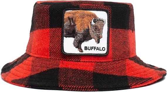 Goorin Bros. Cappello Pescatore The Farm Buffalo Rosso Nero Unisex Slim Fit