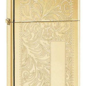 Zippo accendino Veneziano Ottone Oro 1652b