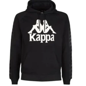 Kappa Felpa Banda Hurtados Cotone/Poliestere Nero