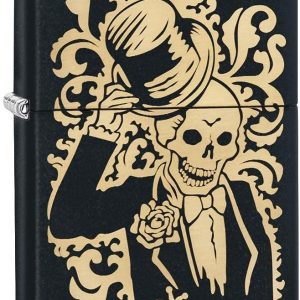 Zippo Antivento Ricaricabile Made In Usa Nero joker 29632