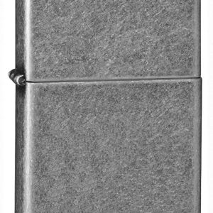 Zippo accendino gas Made in USA antichiazzato effetto antico Argento 121fb